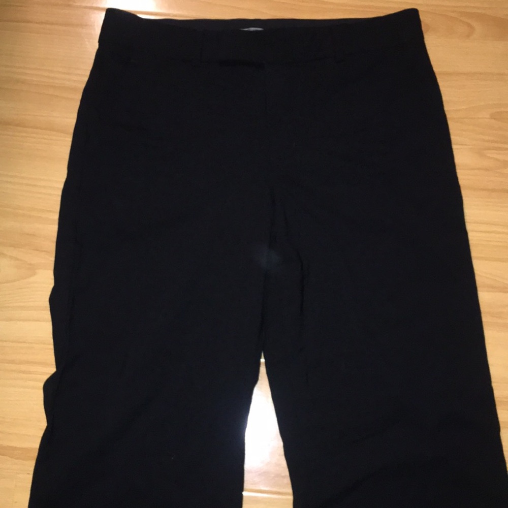 VINCE Wide Leg Straight Leg Black Slacks Sz 6